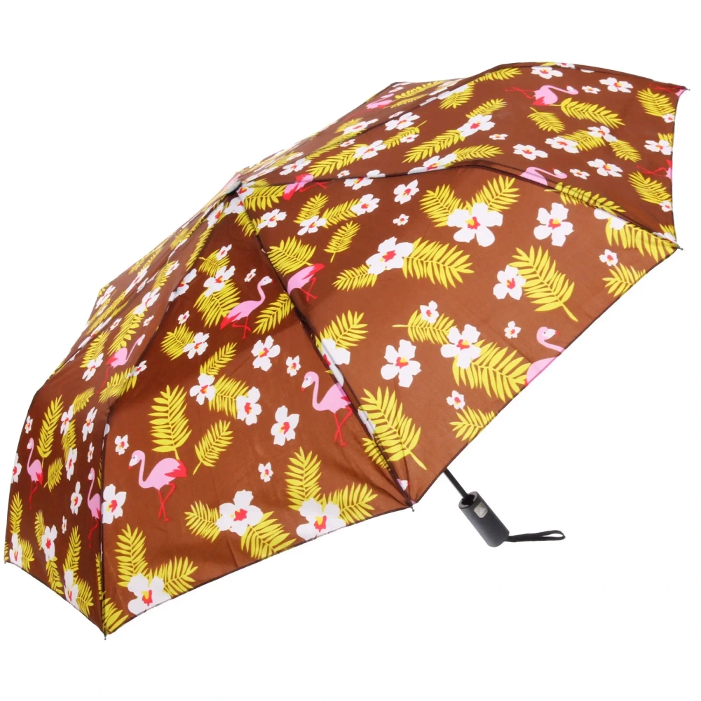 Зонт женский полуавтомат «Эдельвейс», микс 6 цветов, 8 спиц, d-100см, длина в слож. виде 30см