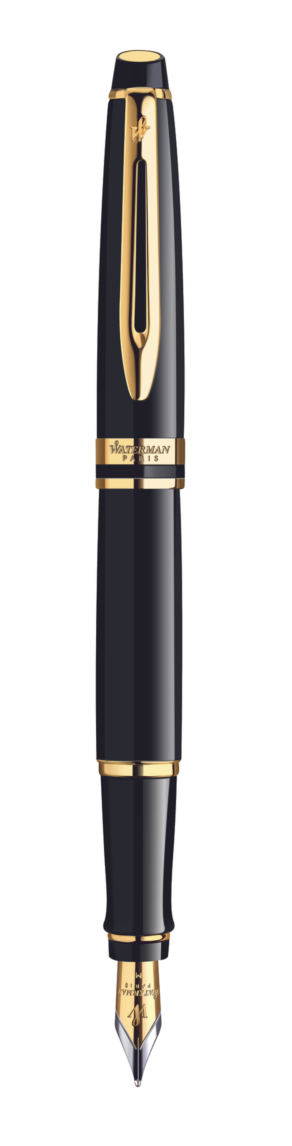 Перьевая ручка Waterman Expert Black GT S0951640