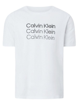 Мужская теннисная футболка Calvin Klein PW S/S T-shirt - белый