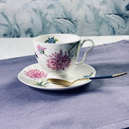 Lenardi 205-957 Чайный набор 12пр. FLOWERSв под.уп.(х6)Костяной фарфор