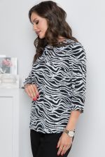 Блуза Виктория (модный принт) Diolche (Акция)