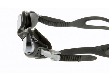 Очки для плавания Saeko S49UV Viking Mirror L31 черные