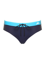 Классические мужские плавки с контрастным поясом (Размер: M) (Цвет: красный)