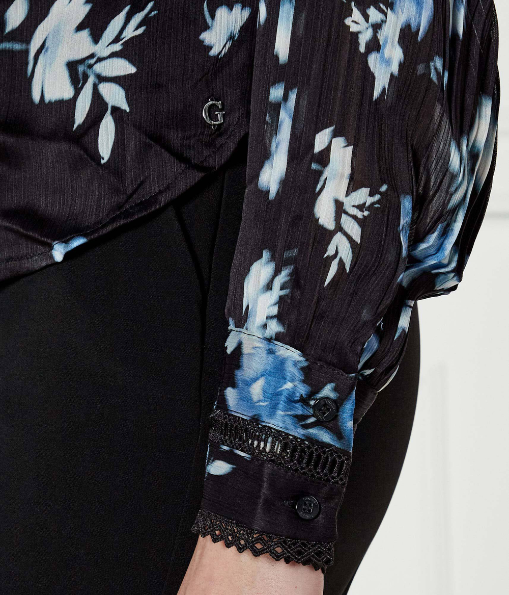 Рубашка NEW JOSETTE GUESS - черный(W5RH16 WDW82)