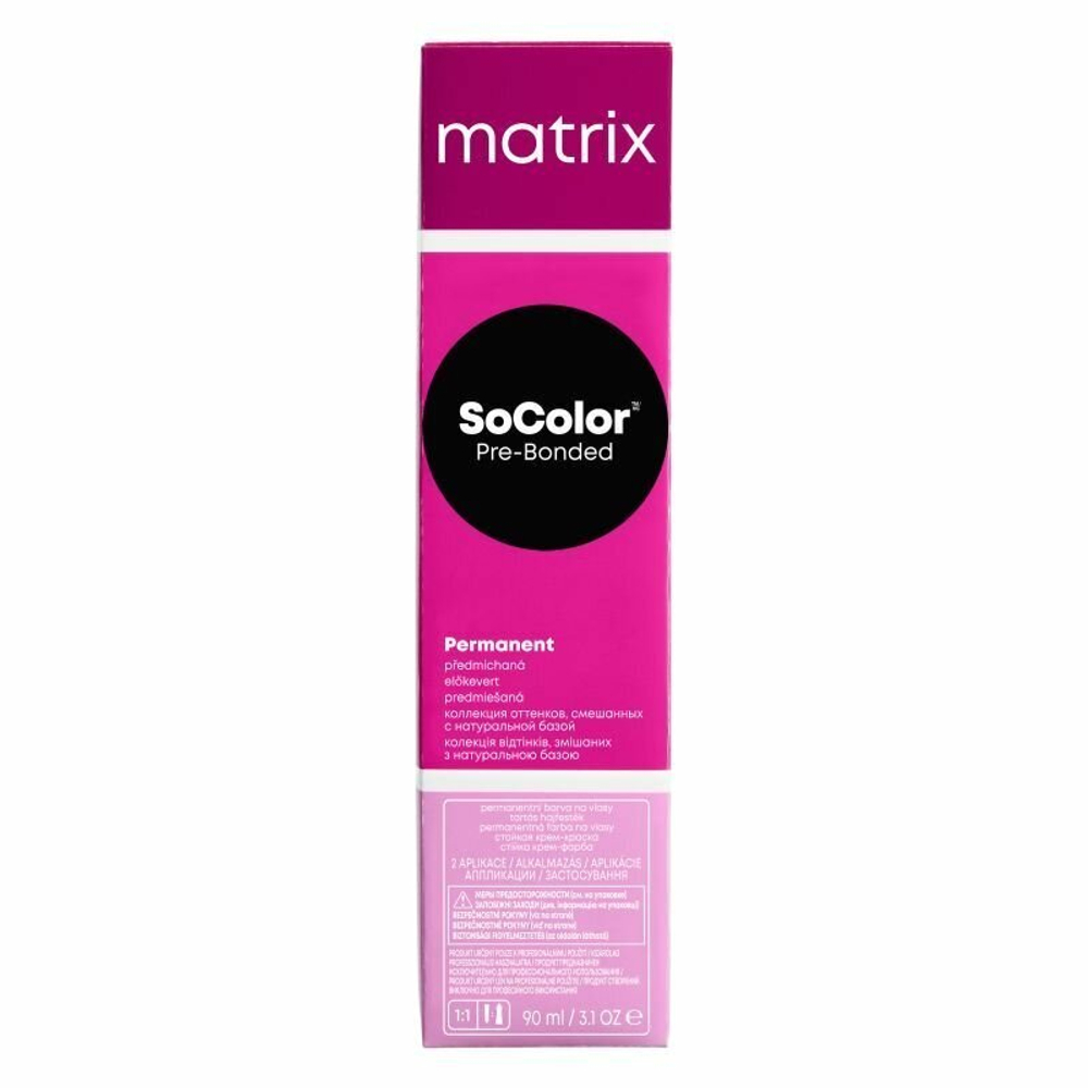 Matrix Краска для волос  SoColor Pre-Bonded 10AV Очень-очень светлый блондин пепельно-перламутровый 90 мл.