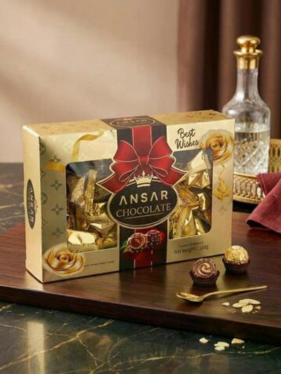 Конфеты шоколад Ansar Chocolate 188гр Золото 1*24