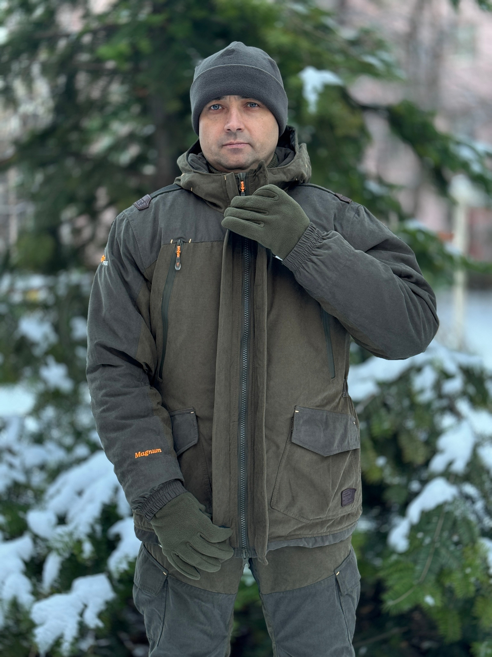 Костюм зимний PRIDE Магнум -15°C, утеплённый, ткань Исландия, хаки