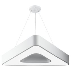 Светильник LED ЭРА Geometria SPO-153-W-40K-030 Delta 30Вт 4000К 2100Лм IP40 600*80 белый подвесной драйвер внутри