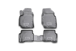 Коврики Standard, в салон NISSAN Almera Classic 2006- , 4 шт. (полиуретан, чёрные) Element.CARNIS00001