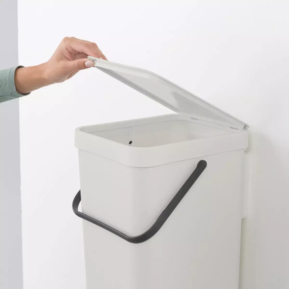 Brabantia - Контейнер для мусора Sort &amp; Go 16л Светло-серый / артикул   213465  / GTIN 8710755213465