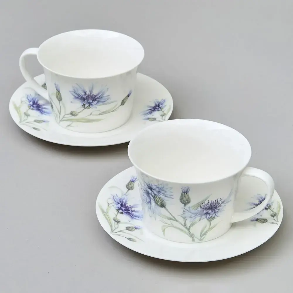 Набор чайный lefard васильки 4 пр. на 2 пер. 250 мл