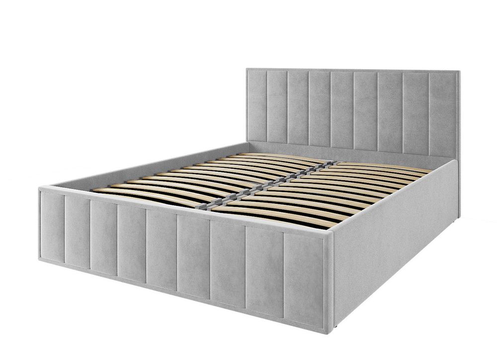 Кровать Лана (М) 1,2 Серый Софт, ДСВ-Мебель, г. Пенза