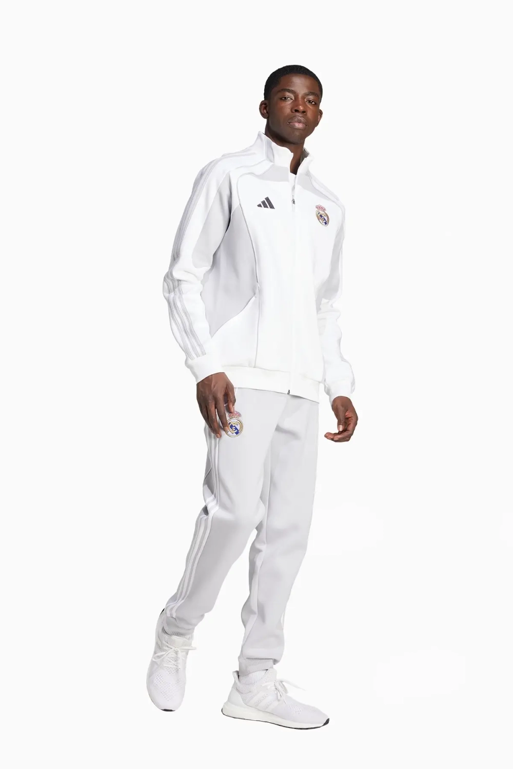 Штаны adidas Real Madrid 25/26 UBP Doubleknit - серый
