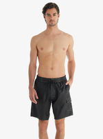 Мужские пляжные шорты черный