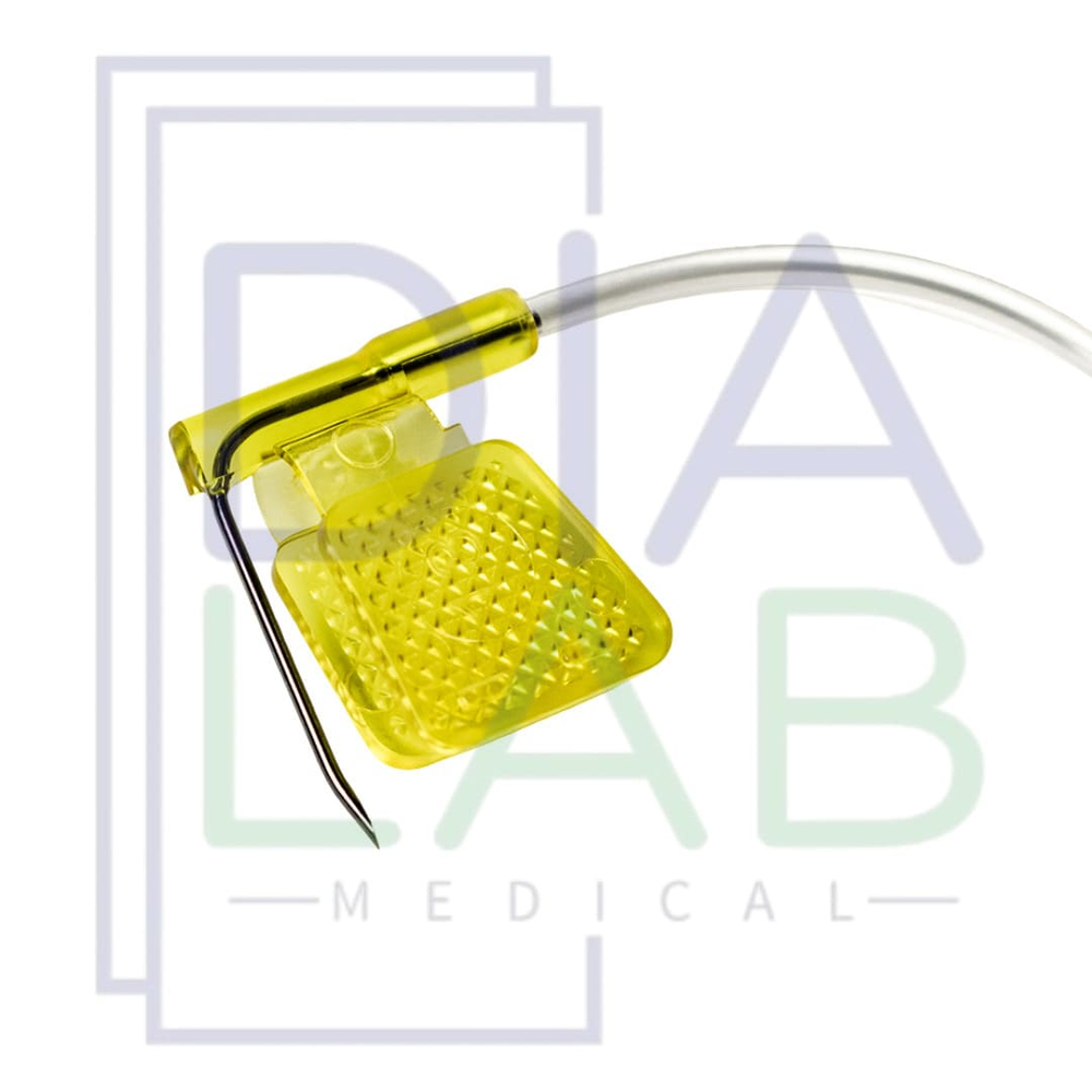 Игла Губера KDL 20G (0,9мм) х 20 мм с крыльями и инфузионной линией и Y-коннектором