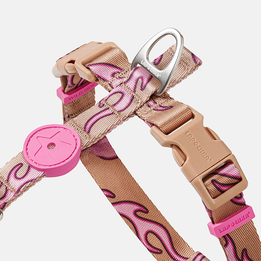 Анатомическая шлейка Hot Flames