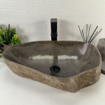 Раковина из речного камня RS-65134 57*39*15 0862
