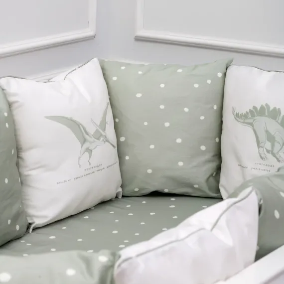 Комплект постельного белья Lollycottons Дино сафари 6 предметов