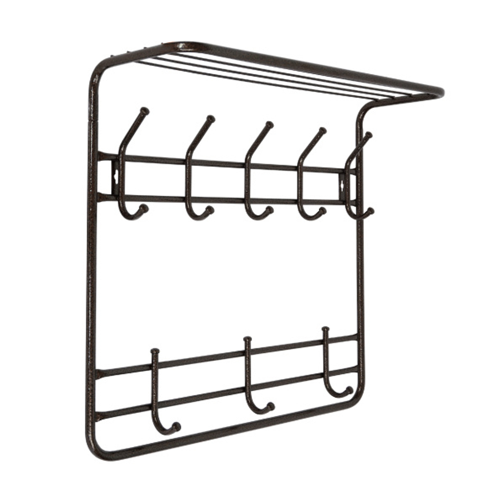 Вешалка 2-х ярусная 60 см арт.ВСП 8 М (медный антик)