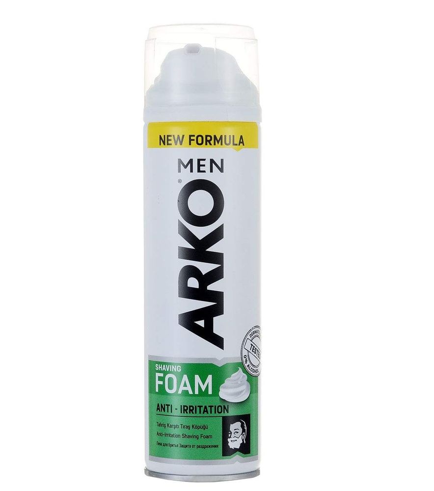 Arko Men Пена для бритья Anti-Irritation, защита от раздражения, 200 мл