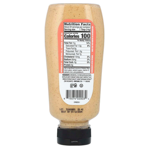 Chosen Foods, Chipotle Mayo, 332 мл (11,25 жидк. унц.)