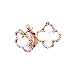 Серьги VAN CLEEF золото 585 пробы