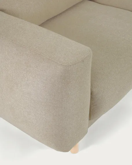 Трехместный диван Singa бежевый, 215 см