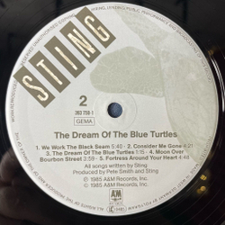 Винтажная виниловая пластинка LP Sting The Dream Of The Blue Turtles (Germany 1985)