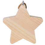 Набор елочных игрушек, 8х8, в форме звезды, из массива сосны, Dipriz
