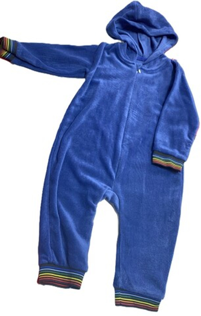 Комбинезон темно-синий детский производства Турции из флиса на возраст 9-12мес.,12-18 мес.,18-24 мес.