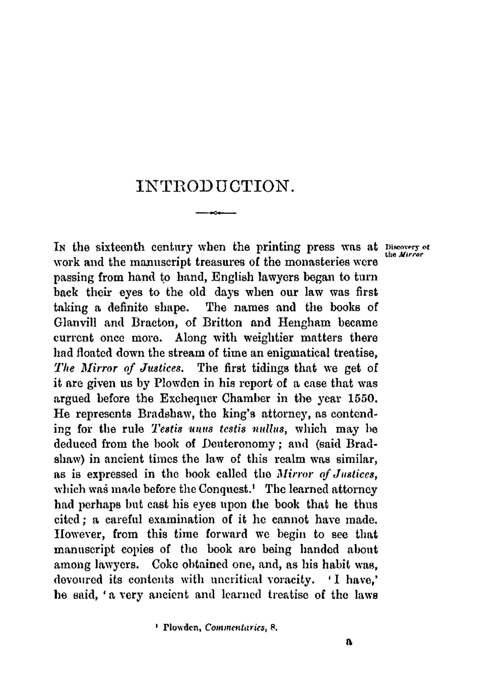 The Mirror of Justices | Horne Andrew