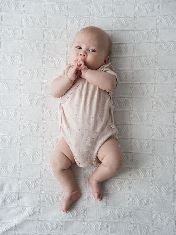 Боди-кимоно с коротким рукавом 