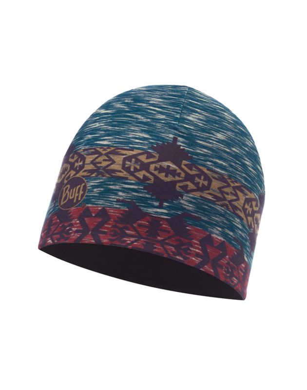 Двухслойная полиэстровая шапка Buff Shade Deepteal Blue Фото 2
