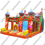 Коммерческий надувной батут "Замок Фей", 12*6*8 м