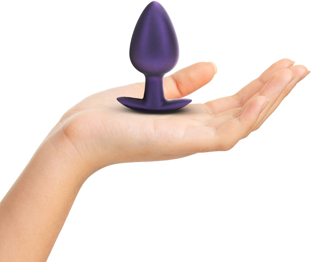 Shots Media Metallic Pur L - Анальная пробка из силикона
