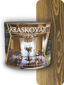 Масло для интерьера Kraskovar Deco Oil Interior орех