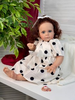 Кукла Реборн мягконабивная 60см в пакете (FA-595)