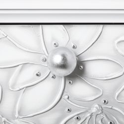 Тумба для обуви Терра-3 (с 3-мя ящиками) Айс Античное серебро