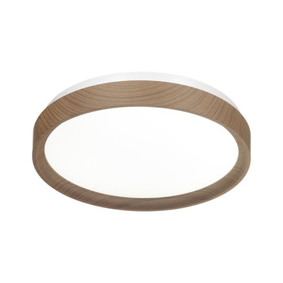 7603/CL PALE SN 175 Светильник пластик/белый/светл.коричневый под дер. LED 30Вт 4000К D330 IP43 WOODI