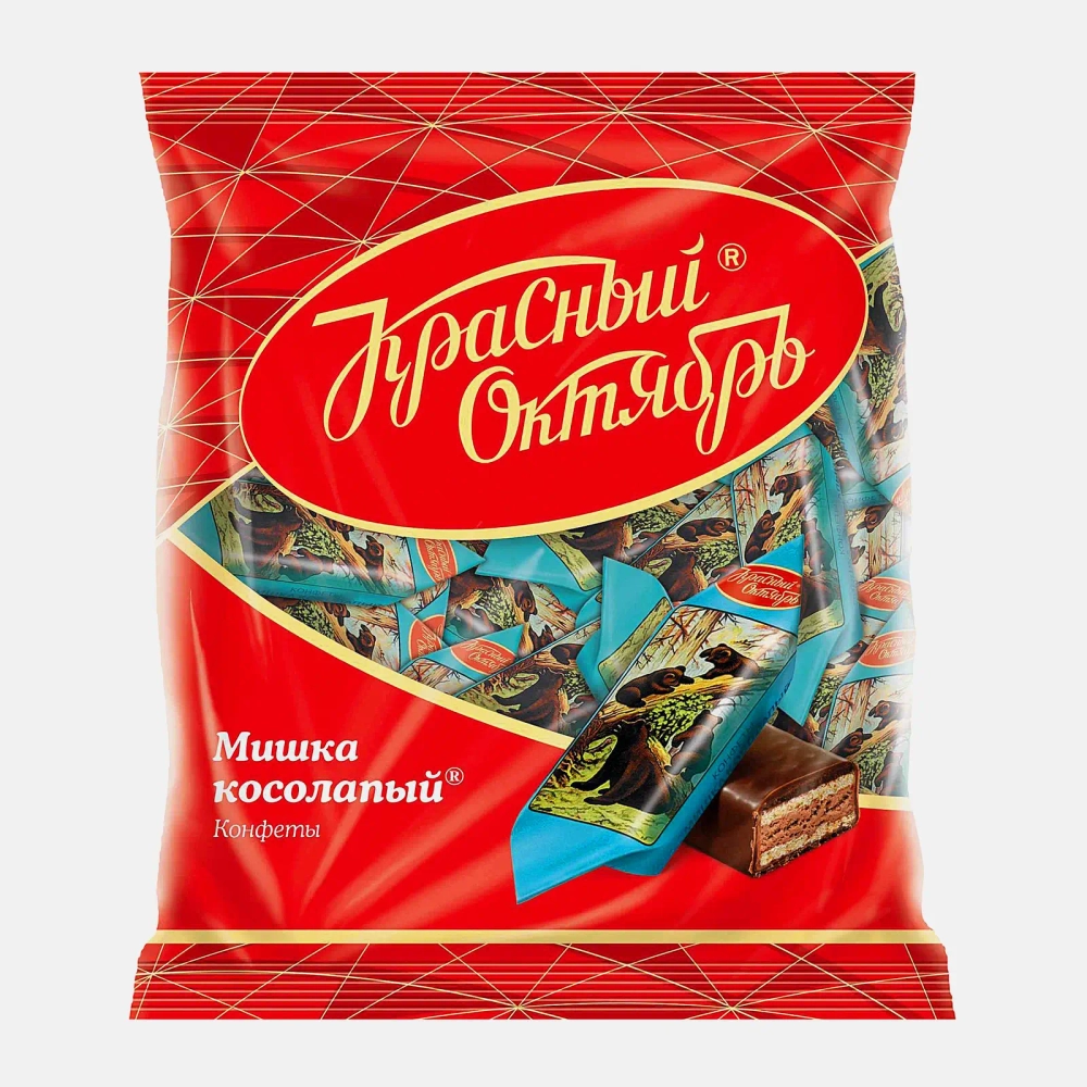 Конфеты Красный октябрь Мишка косолапый 200г