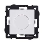 Светорегулятор для светодиодных ламп, проходной, 500W, белый матовый Kollinger REA-048WM для Aspekt, Eleganz, Reflex