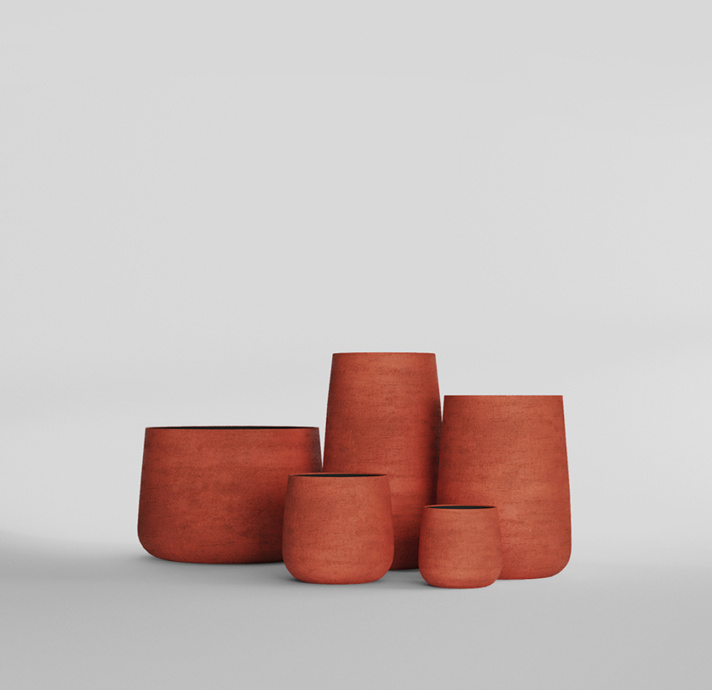 Кашпо, коллекция Color, форма CONE