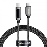 Кабель Baseus Type-C - Type-C с дисплеем CATSK-B01