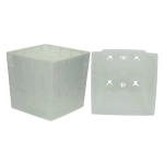 Горшок пластиковый КВАДРО ПРОЗРАЧНЫЙ с вкладкой, д. 16 н.16 3,3 л.)