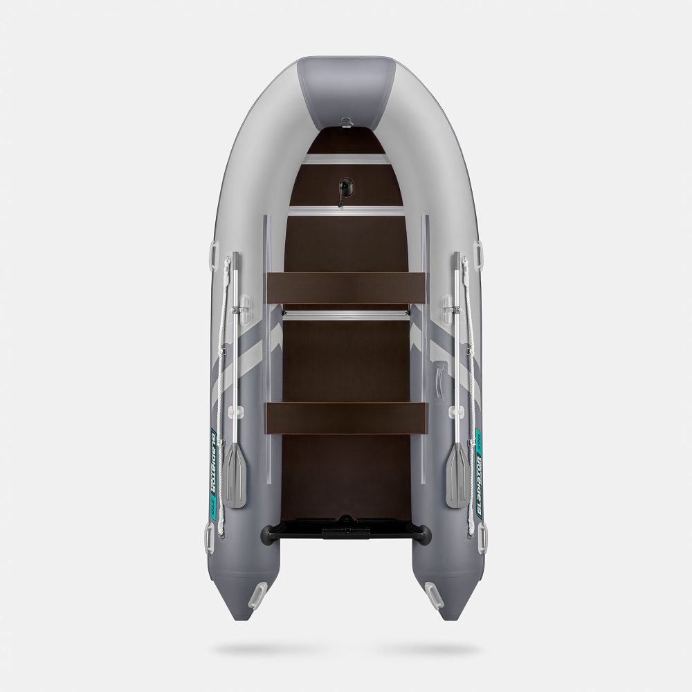 Надувная лодка GLADIATOR B330 светло-темносерый
