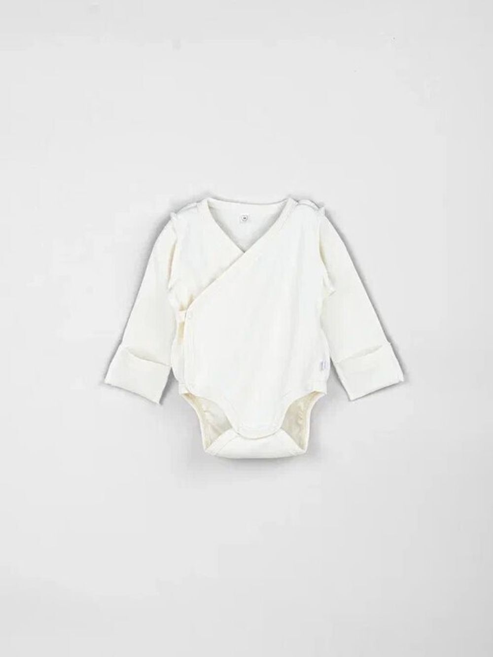 Боди-кимоно с наружными швами "Молоко" 0+