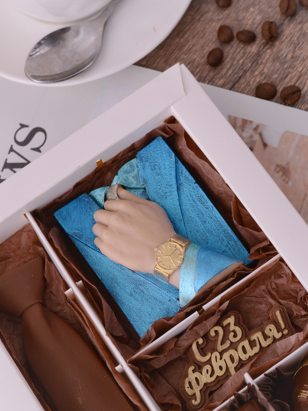 Набор "С 23 февраля" с галстуком