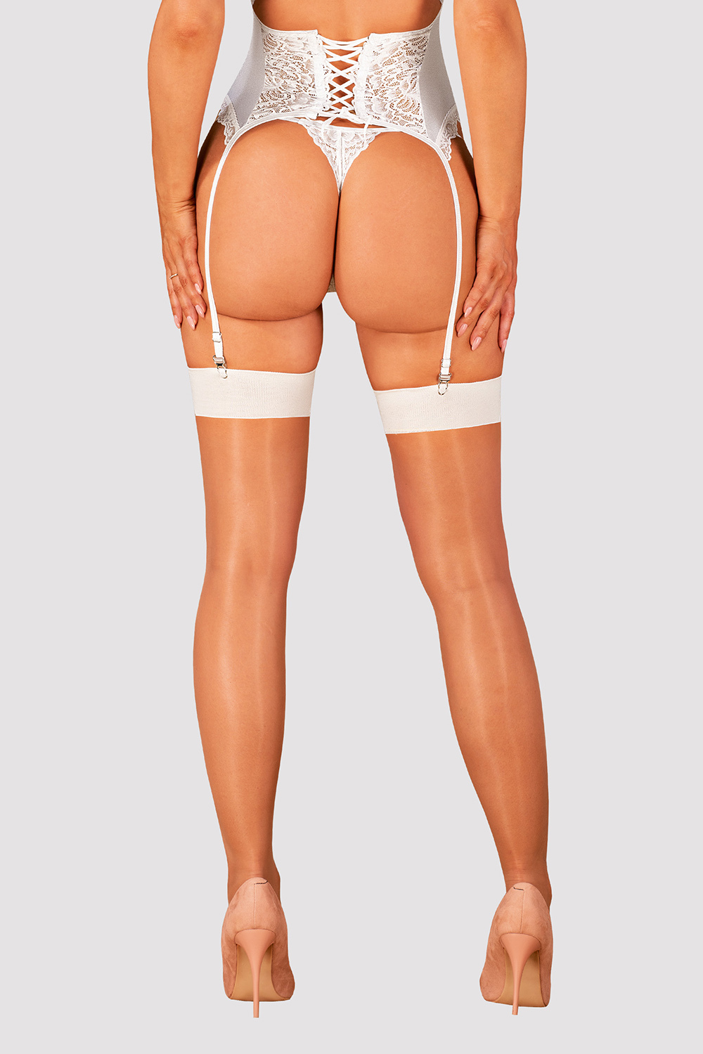 S 814 stockings White Obsessive