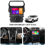 Магнитола для Ford Explorer 2011-2019 - Carmedia SF-1263 IPS, Android 10, 8 ядер (TS18), 4G SIM-слот