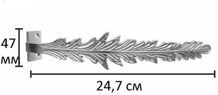 Держатель-подхват для штор Хойя Ост, цвет шоколад